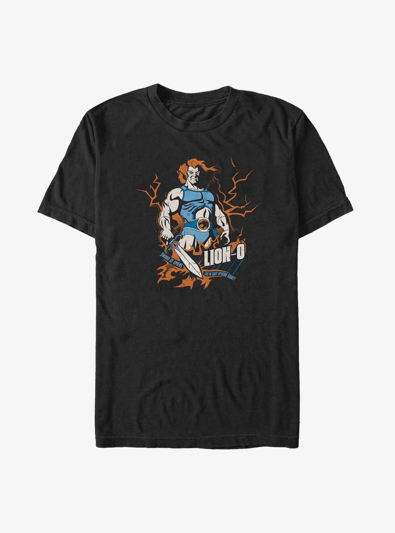 ThunderCats Lion-O Sword Of Omens Big & Tall T-Shirt, BLACK, hi-res