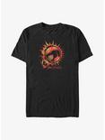 ThunderCats Firey Coin Logo Big & Tall T-Shirt, BLACK, hi-res