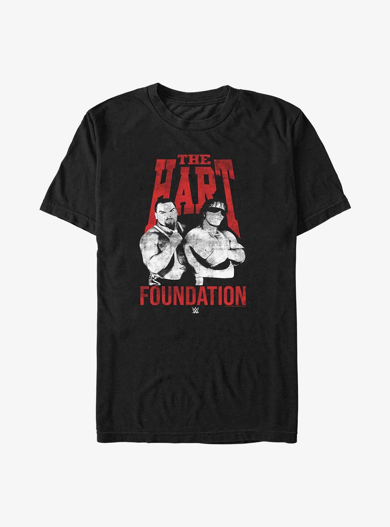 WWE The Hart Foundation Big & Tall T-Shirt, BLACK, hi-res