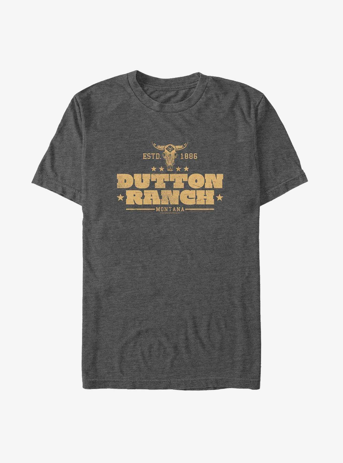 Yellowstone Dutton Ranch Estd 1886 Big & Tall T-Shirt, , hi-res
