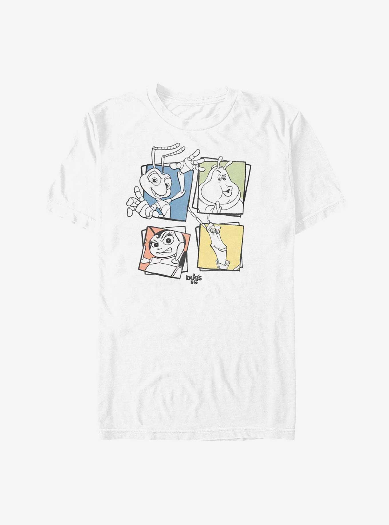 Disney Pixar A Bug's Life Flik Heimlich Francis and Slim Big & Tall T-Shirt, WHITE, hi-res