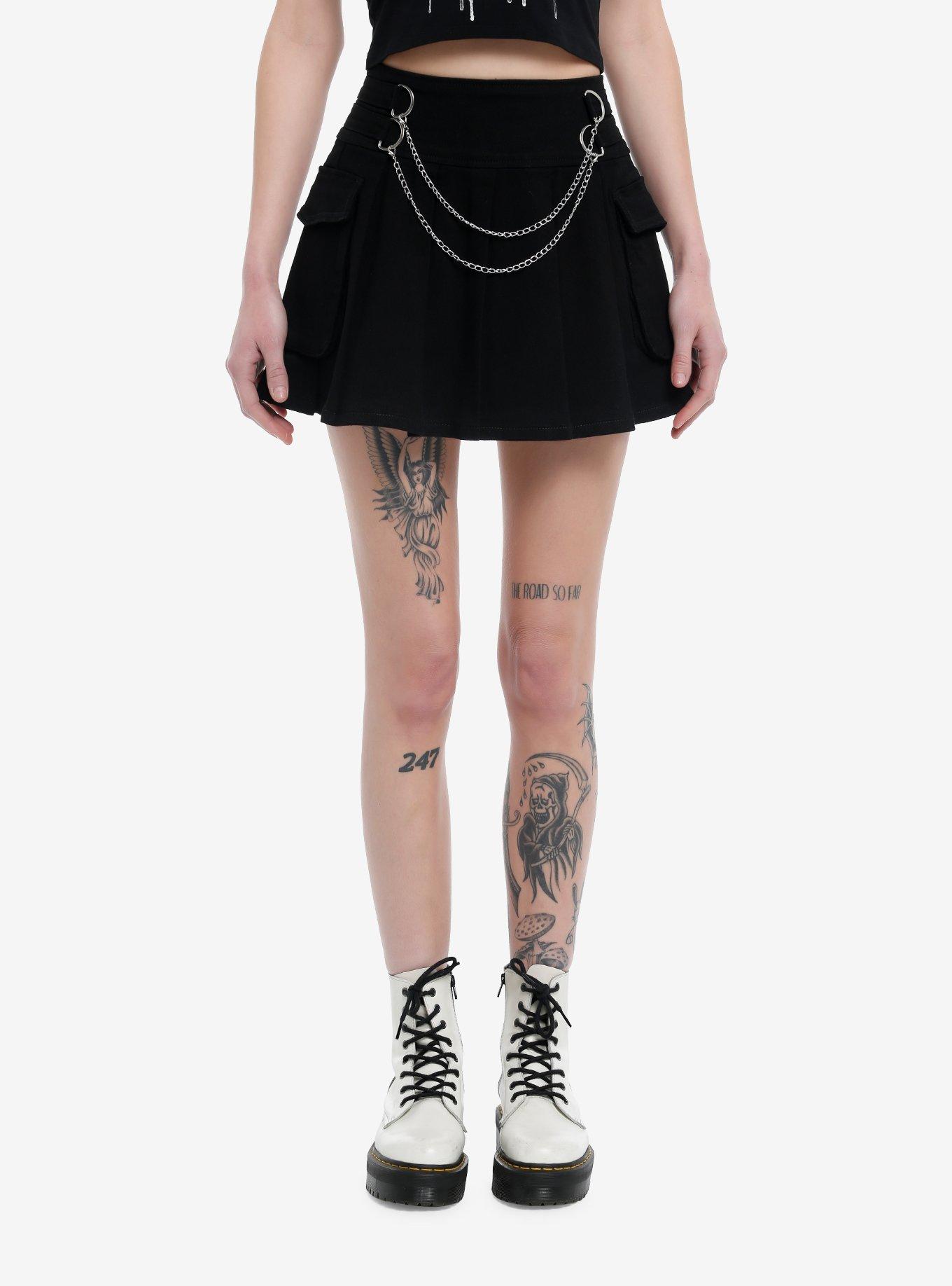 Cargo skirt with chain best sale