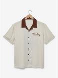 Disney Mickey Mouse Golf Woven Button-Up - BoxLunch Exclusive, OFF WHITE, hi-res