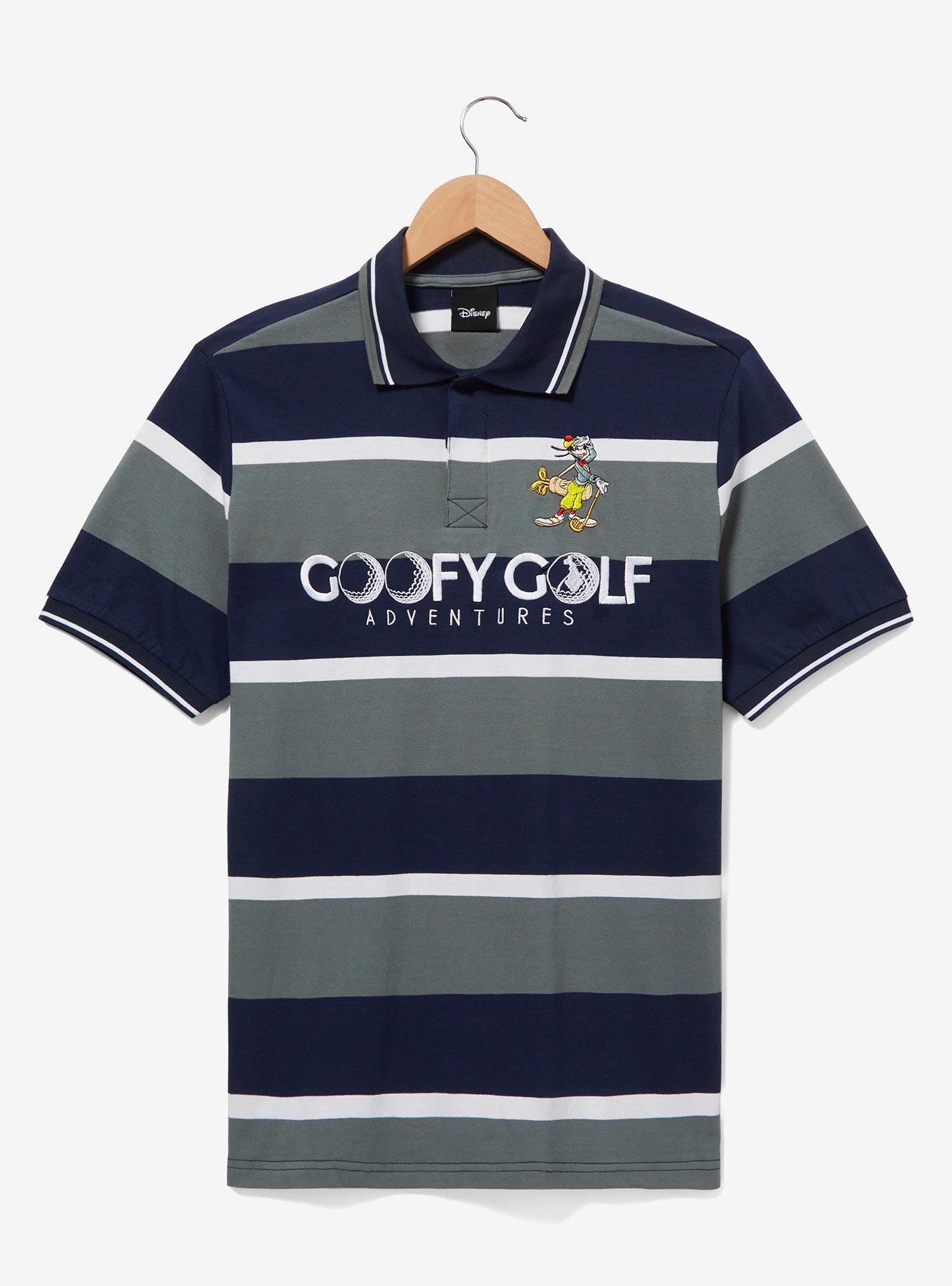 Disney Goofy Golf Adventures Polo Shirt — BoxLunch Exclusive, NAVY, hi-res