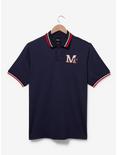 Disney Mickey Mouse Initial Collegiate Golf Polo — BoxLunch Exclusive, NAVY, hi-res