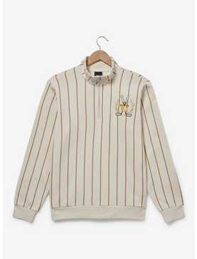 Disney Mickey Mouse Golf Striped Quarter-Zip Sweatshirt - BoxLunch Exclusive, , hi-res