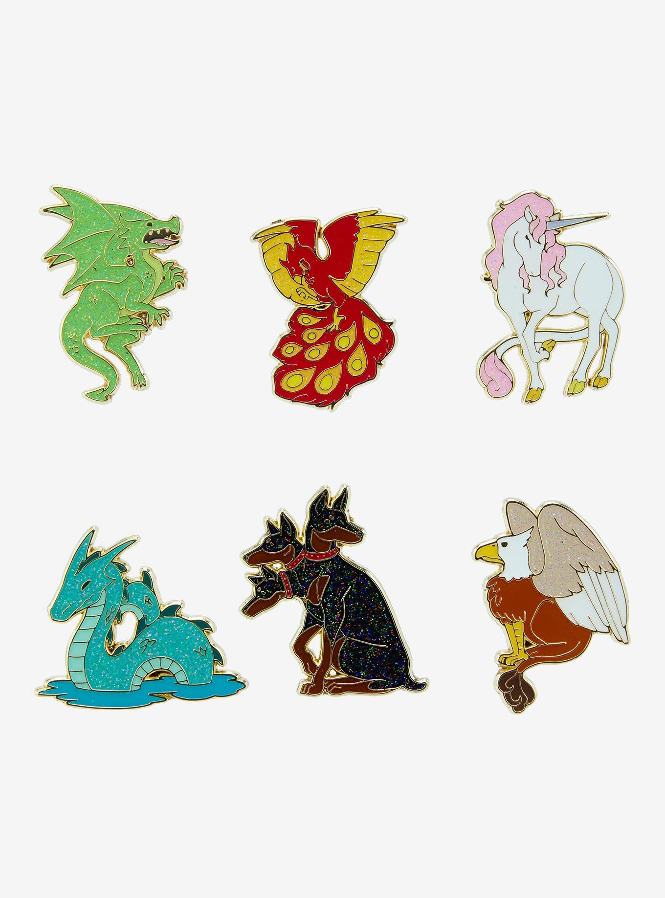 Mythical Creatures Blind Box Enamel Pin, , hi-res