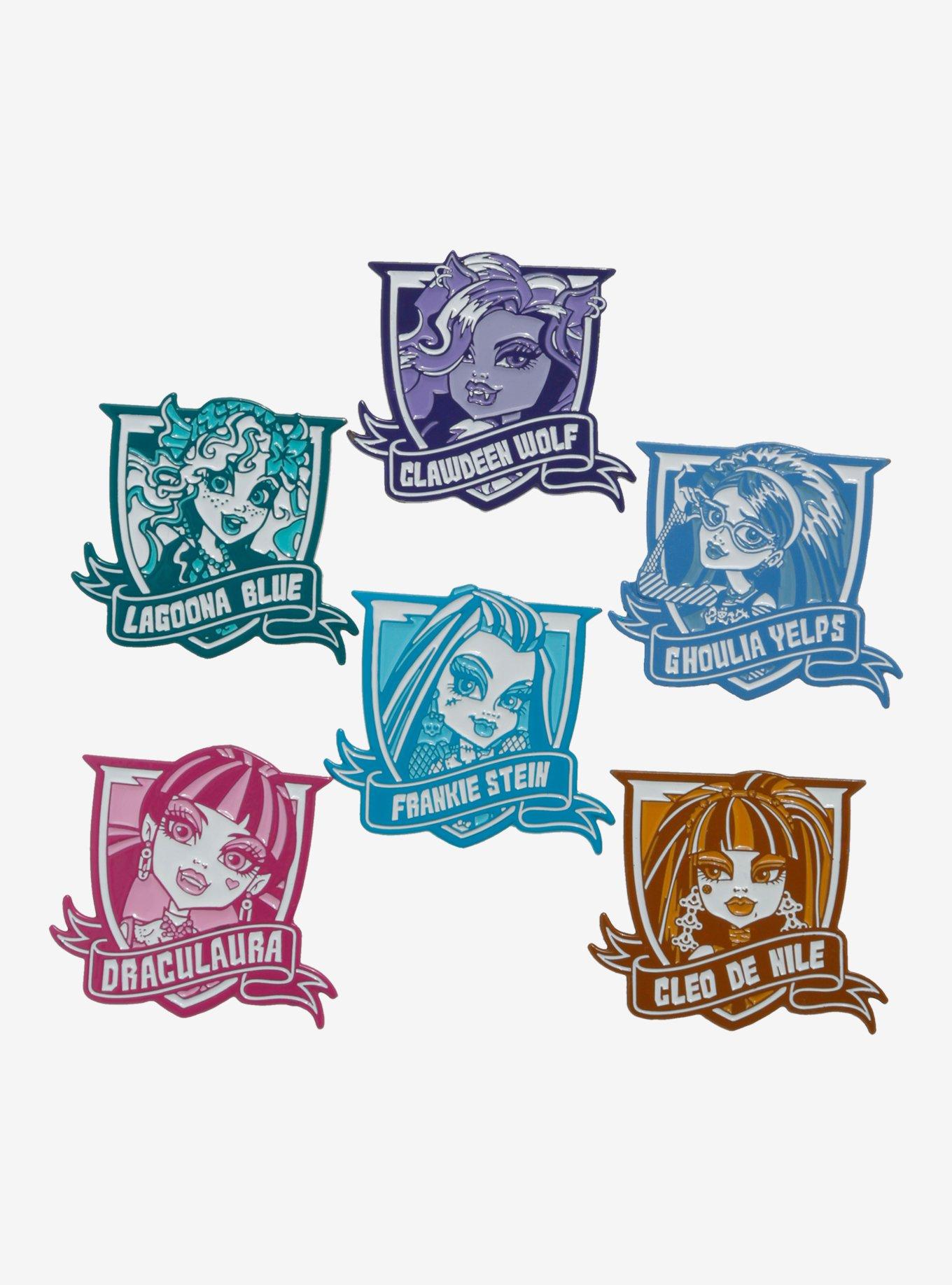 Monster High Character Crest Blind Box Enamel Pin, , hi-res