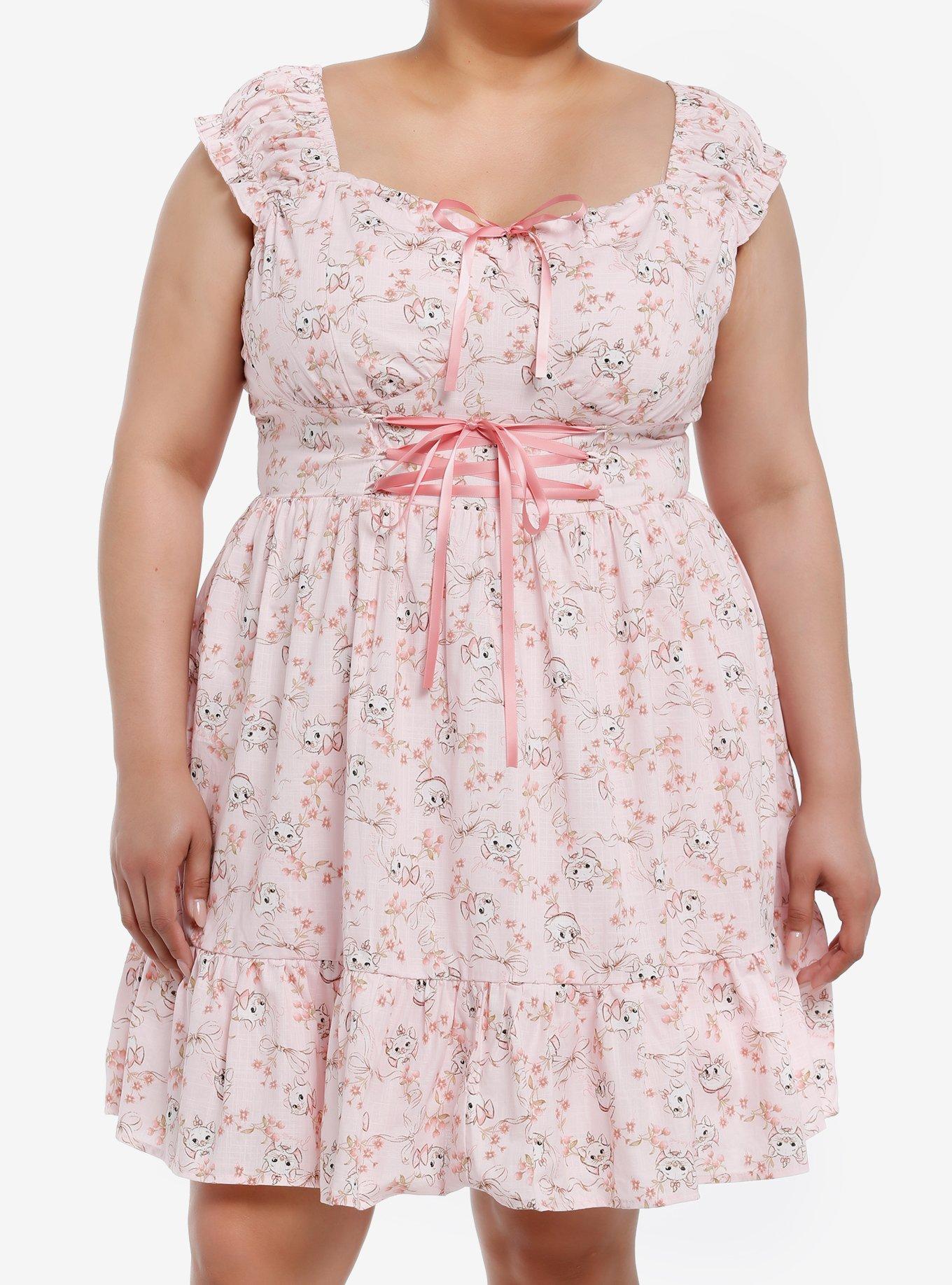 Disney The Aristocats Marie Babydoll Dress Plus Size | Hot Topic