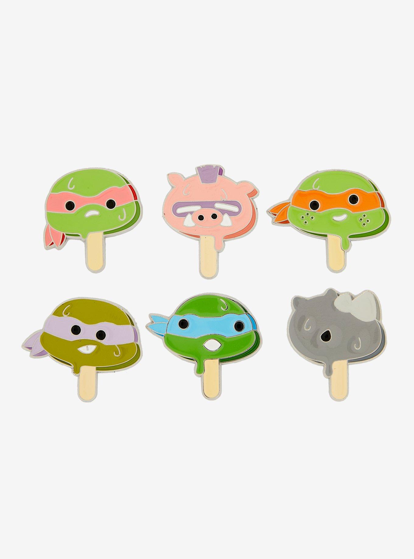 Teenage Mutant Ninja Turtles Character Popsicle Blind Box Enamel Pin ...