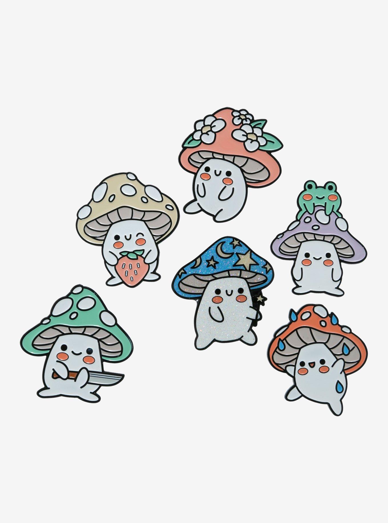 Pastel Sweet Mushroom Blind Bag Enamel Pin, , hi-res