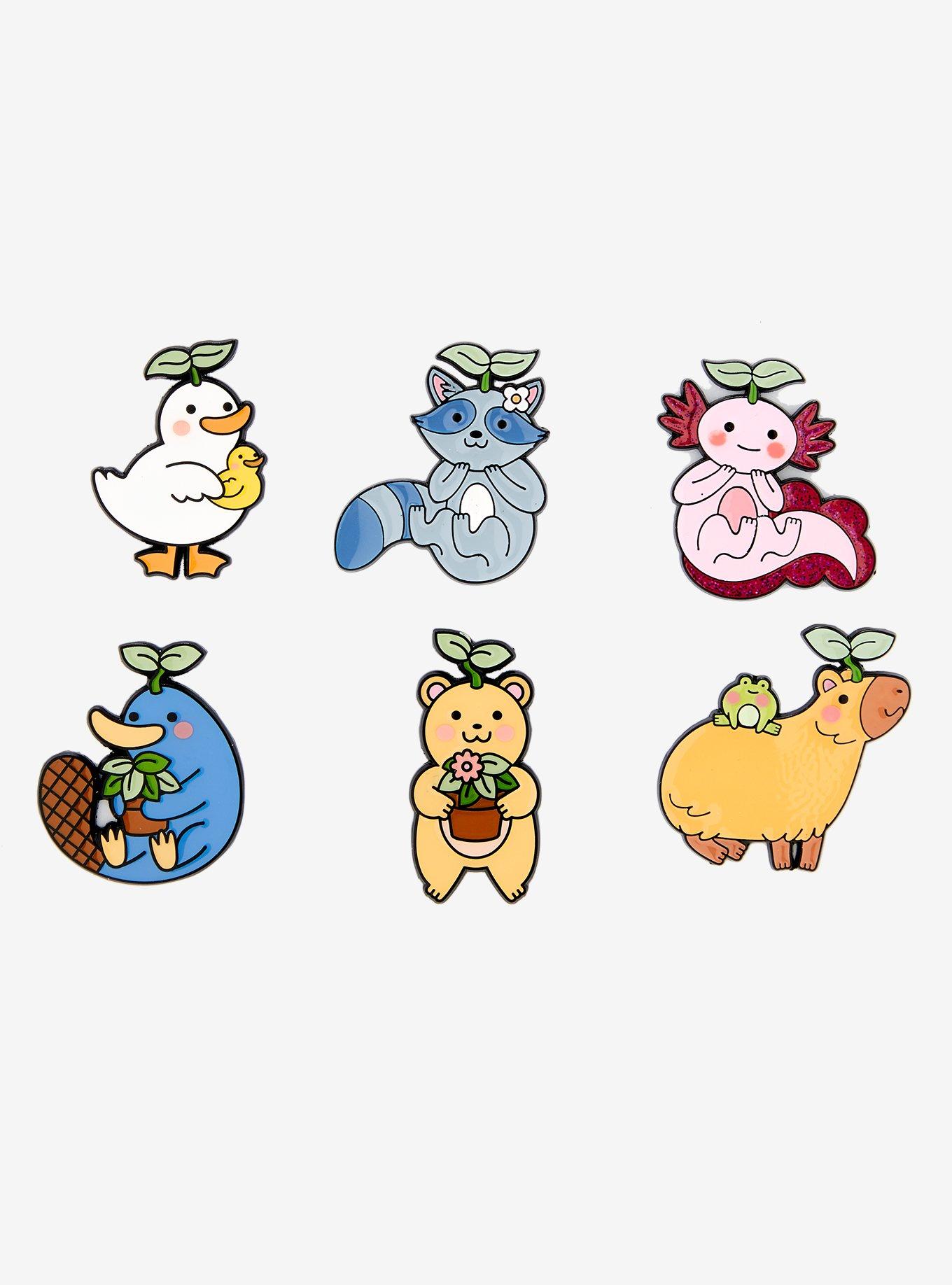 Sprout Animals Blind Box Enamel Pin, , hi-res