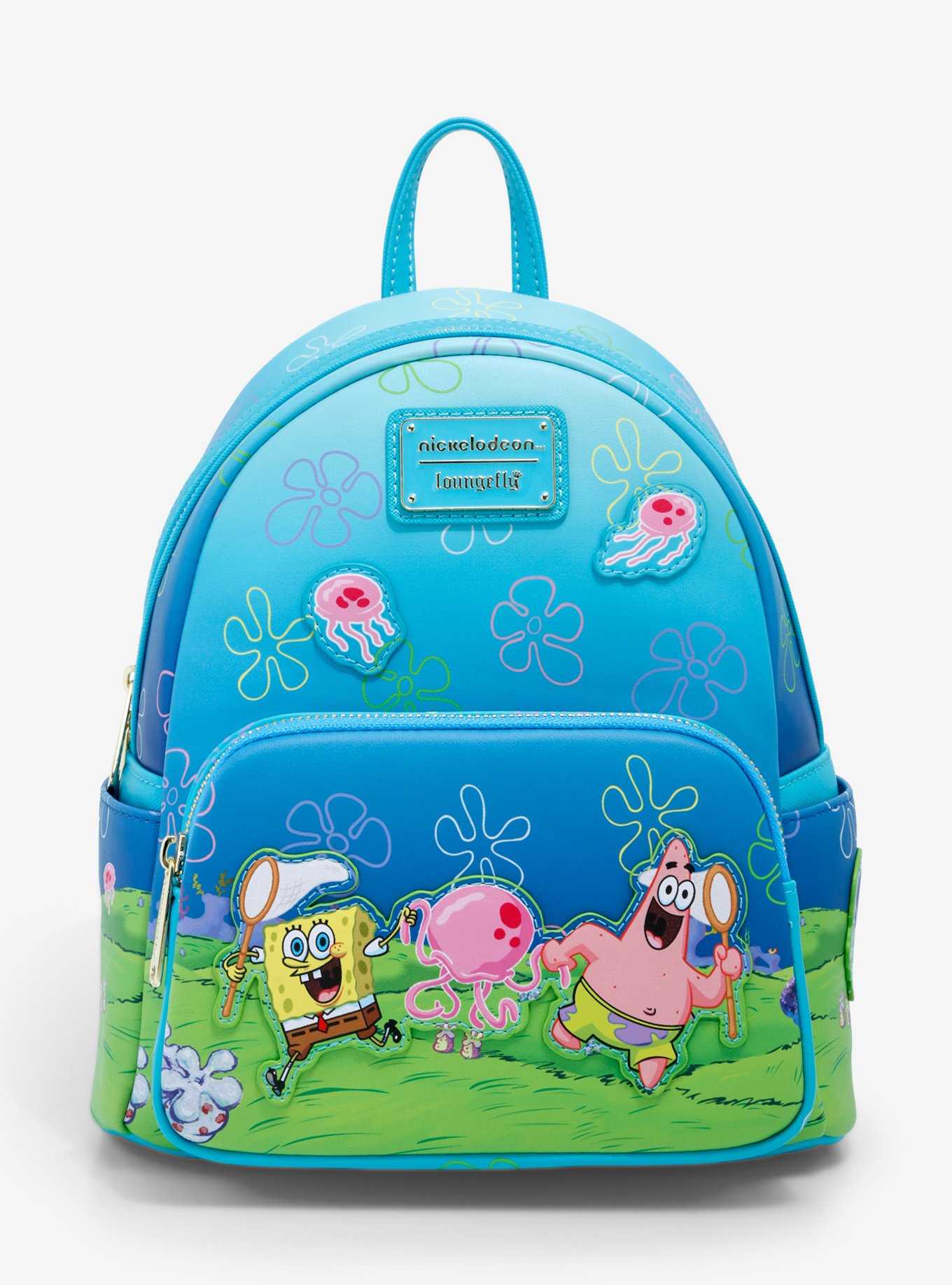Loungefly SpongeBob SquarePants Patrick & SpongeBob Jellyfishing Mini Backpack - BoxLunch Exclusive, , hi-res