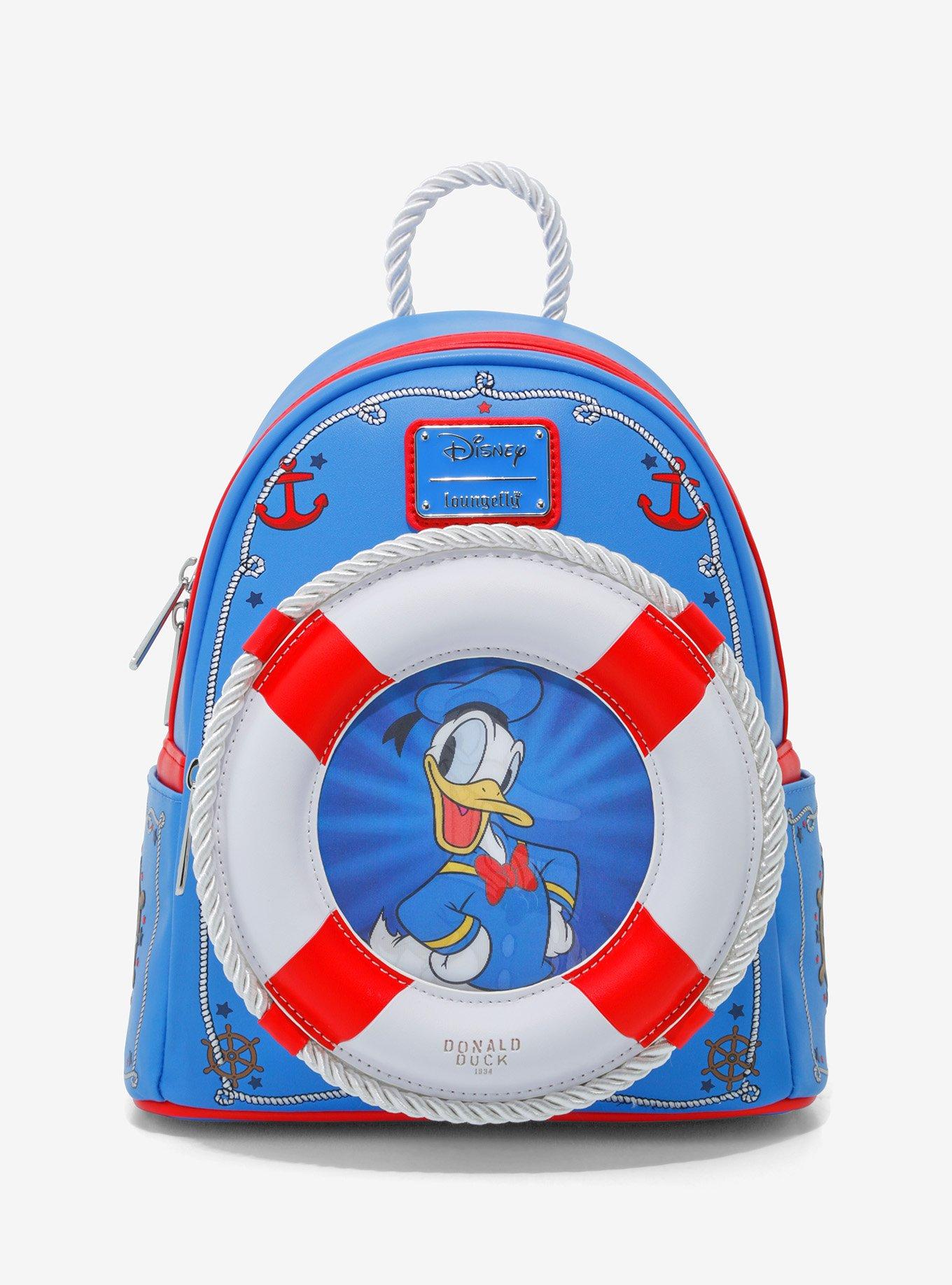 Loungefly Disney Donald Duck 90th Anniversary Lenticular Mini Backpack ...