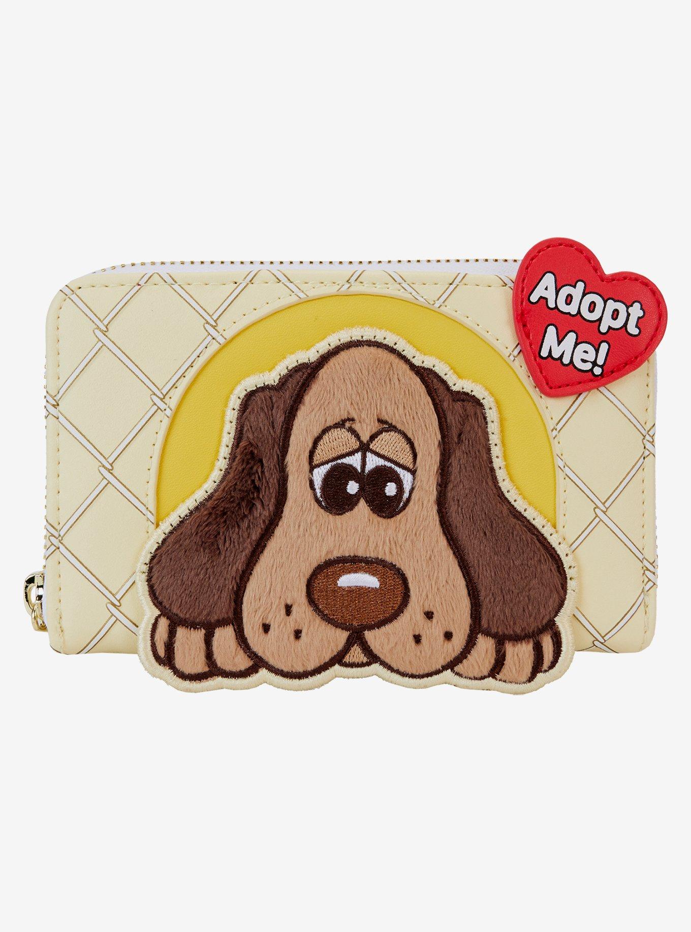 Loungefly Pound Puppies Fluffy Pup Small Zip Wallet