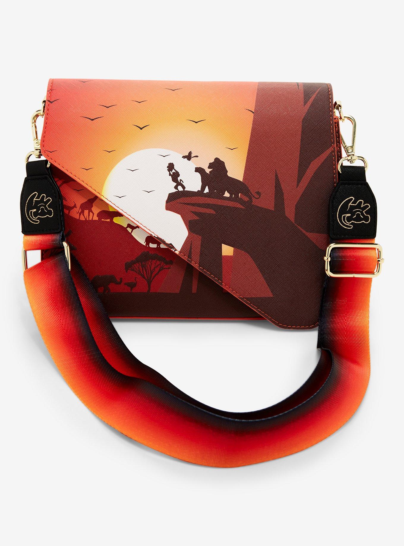 Loungefly The Lion King 30th Anniversary Pride Rock Split Closure Crossbody Bag, , hi-res