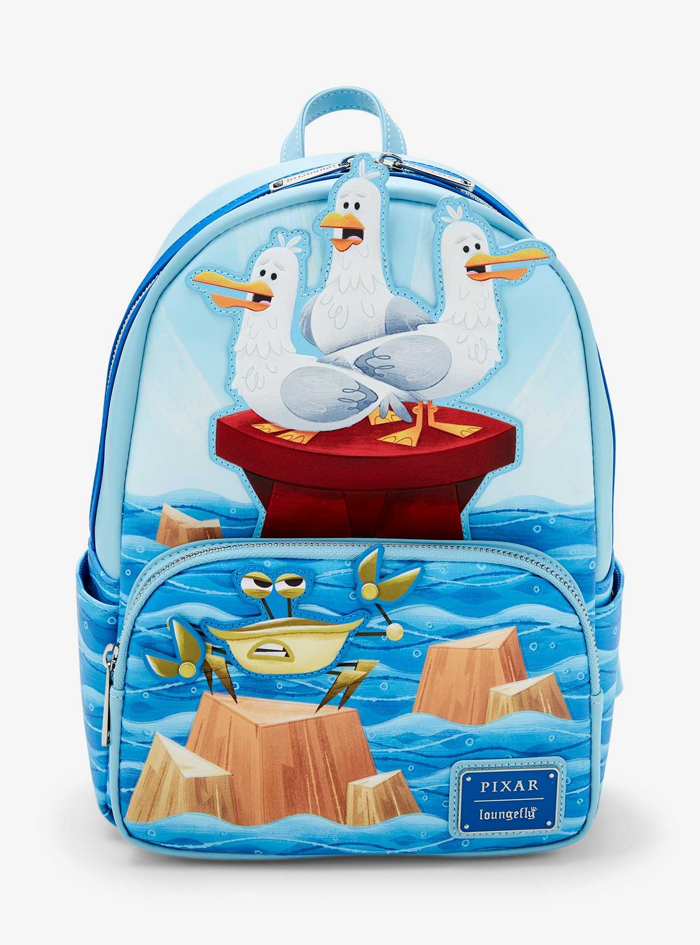 Loungefly Disney Pixar Finding Nemo Seagulls Sound Mini Backpack, , hi-res