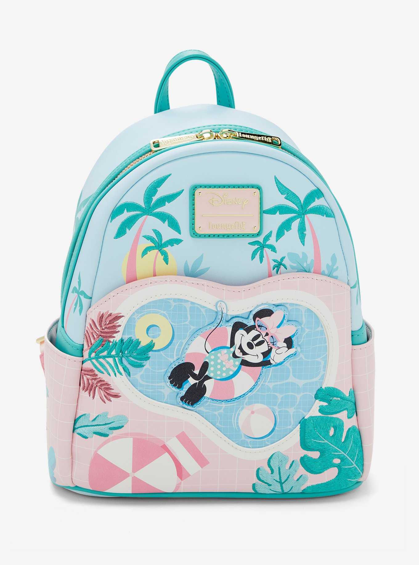 Loungefly Disney Minnie Mouse Vacation Poolside Mini Backpack, , hi-res