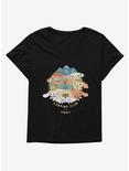 Cinnamoroll Camping Club Icon Womens T-Shirt Plus Size, BLACK, hi-res