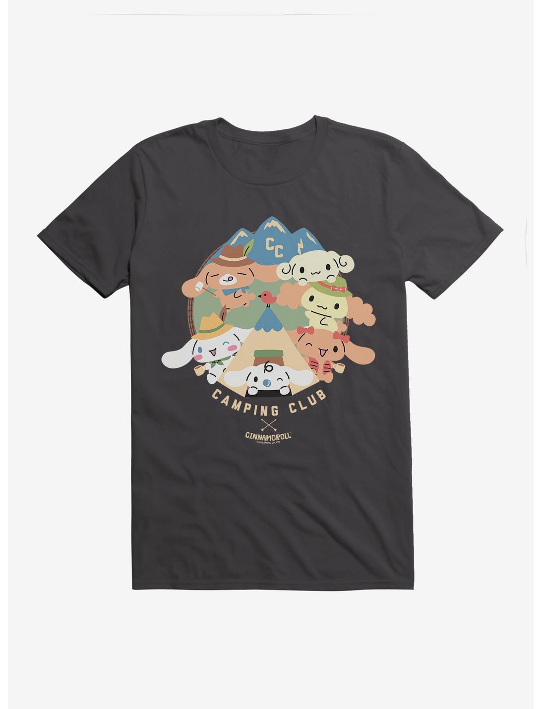 Cinnamoroll Camping Club Icon T-Shirt, DARK GREY, hi-res
