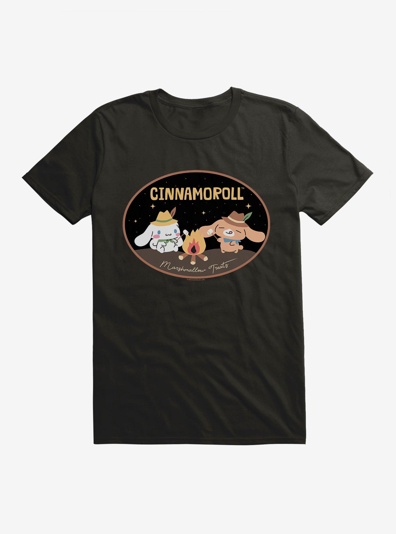 Cinnamoroll Marshmallow Treats T-Shirt, BLACK, hi-res