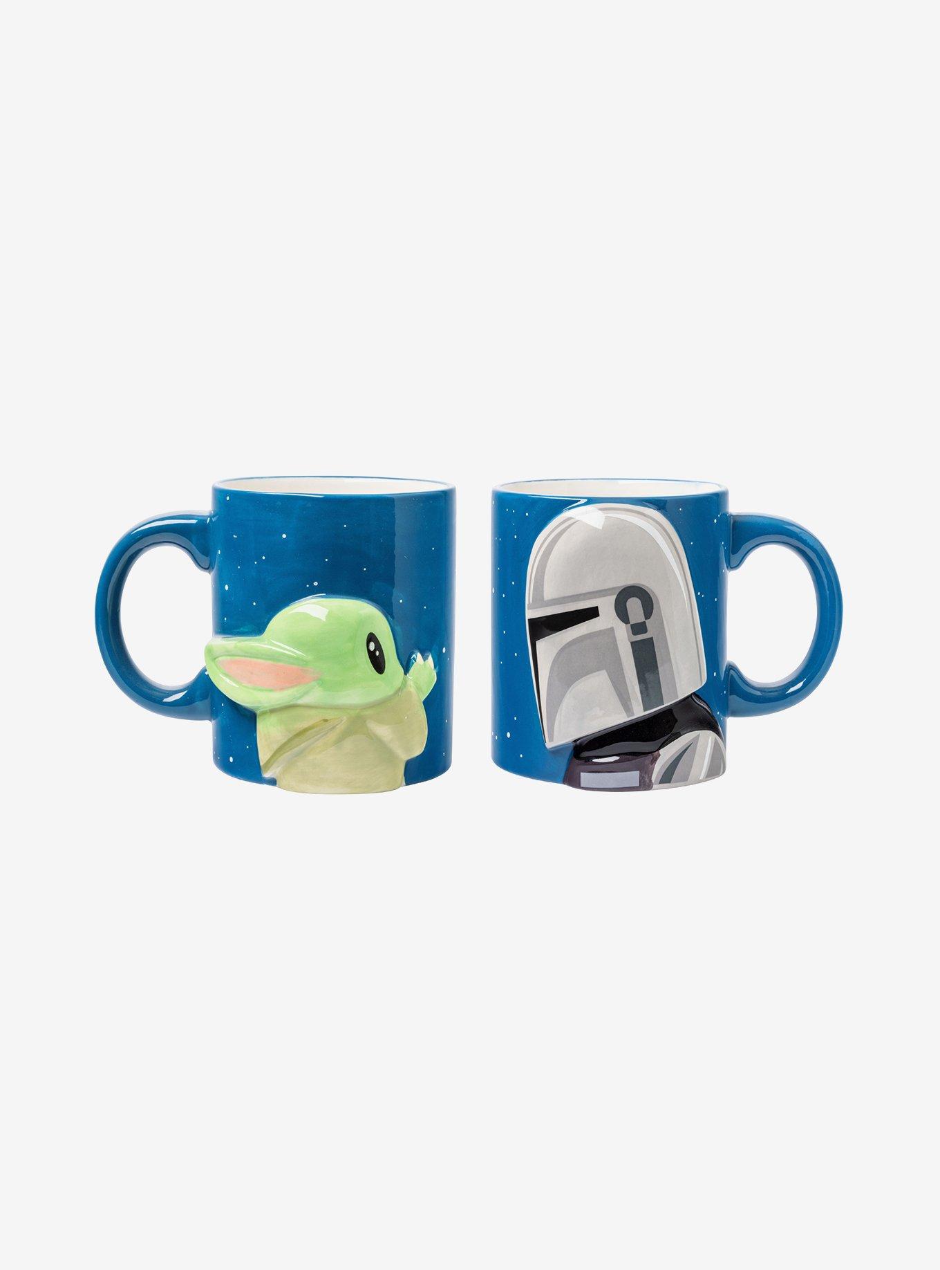 Star Wars The Mandalorian Grogu & Mando Mug Set, , hi-res