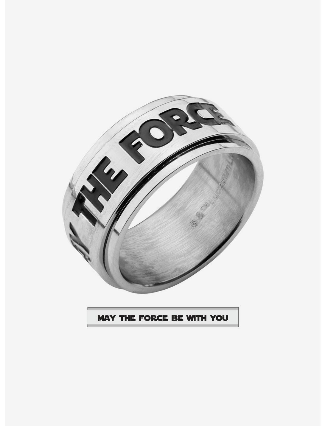 Star Wars May The Force Be With You Spinner Ring, MULTI, hi-res