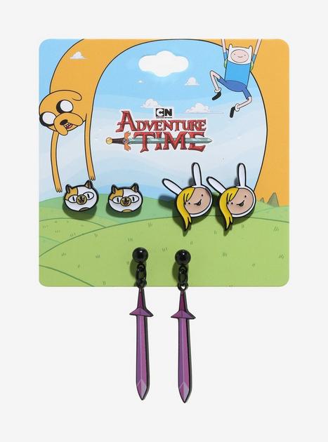 Zombie Finn Jake Adventure Time - Handmade store Halloween Earrings