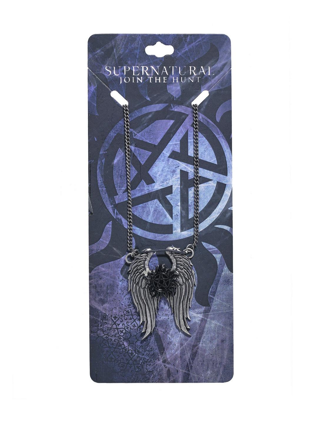 Supernatural Anti-Possession Wings Pendant Necklace, , hi-res