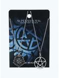 Supernatural Anti-Possession Pentagram Best Friend Necklace Set, , hi-res