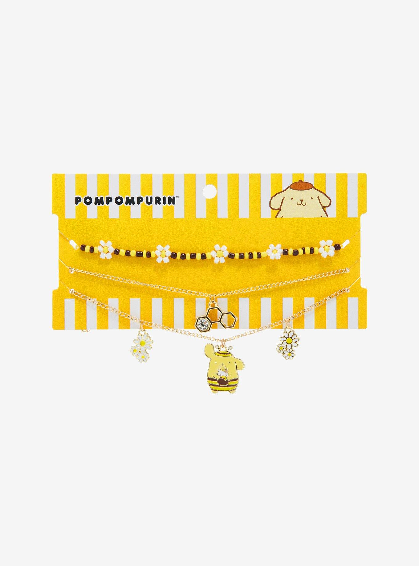 Pompompurin Bee Necklace Set, , hi-res