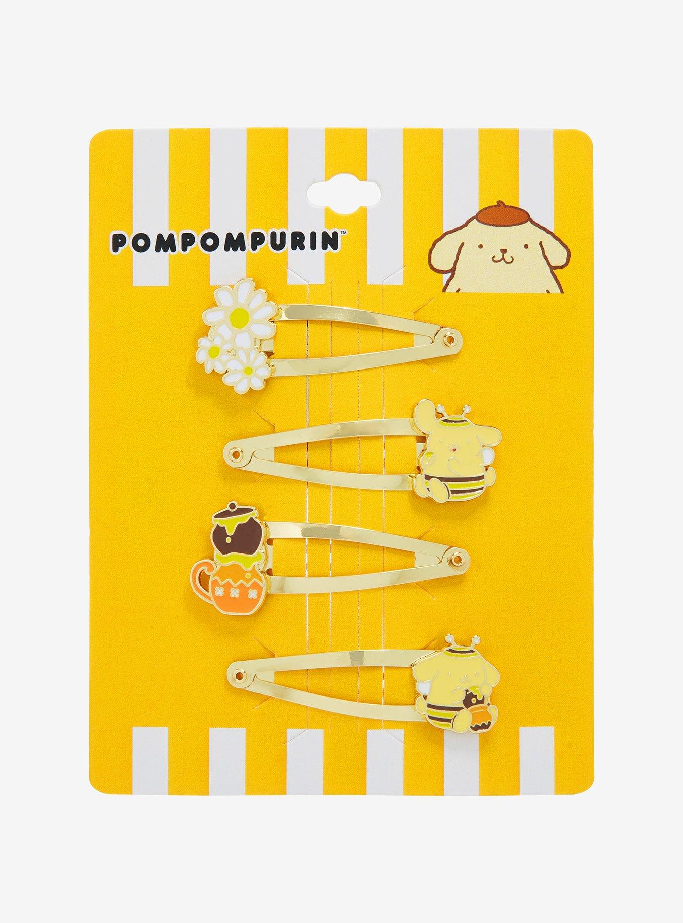 Pompompurin Bumblebee Hair Clip Set, , hi-res