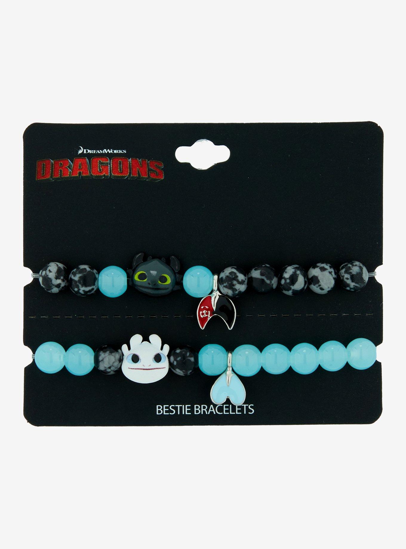 How To Train Your Dragon Toothless & Light Fury Best Friend Bracelet Set, , hi-res
