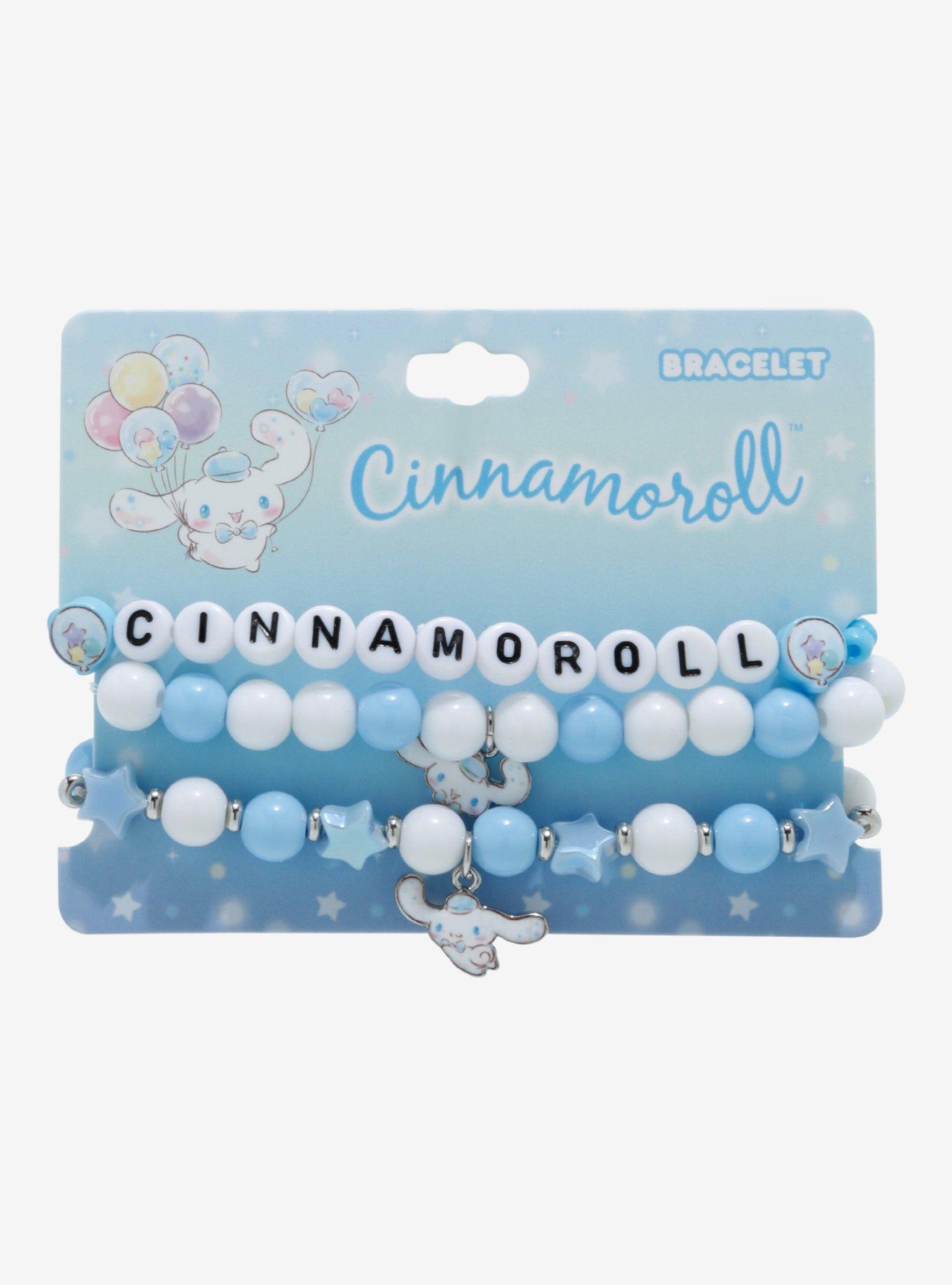 Cinnamoroll Balloon Beaded Bracelet Set, , hi-res
