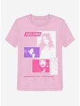 Selena Queen Of Cumbia Photo Collage Boyfriend Fit Girls T-Shirt, PINK, hi-res