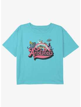 Disney The AristoCats Rainbow Cats Girls Youth Crop T-Shirt, , hi-res