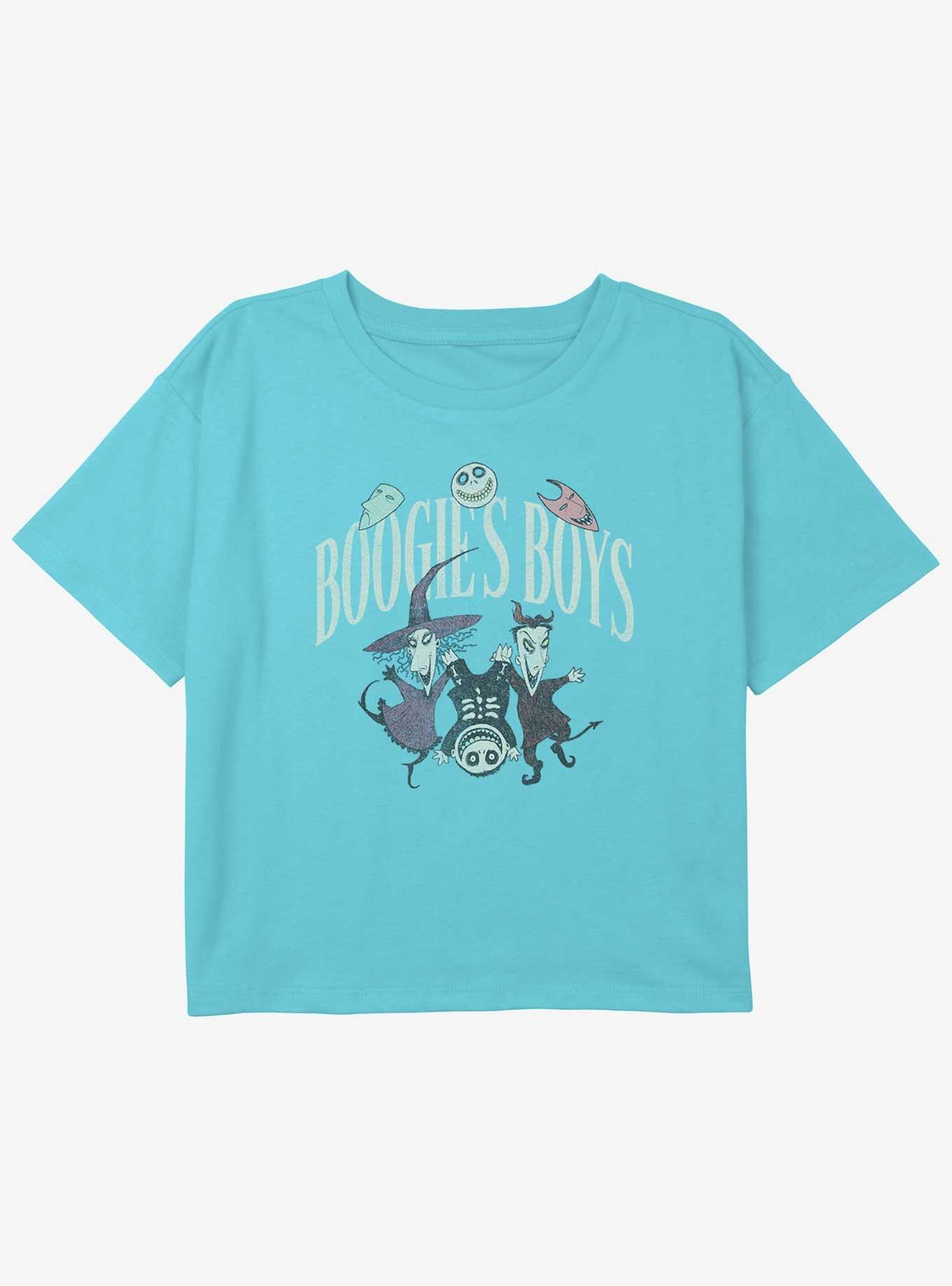 Disney The Nightmare Before Christmas Boogie's Boys Girls Youth Crop T-Shirt, , hi-res