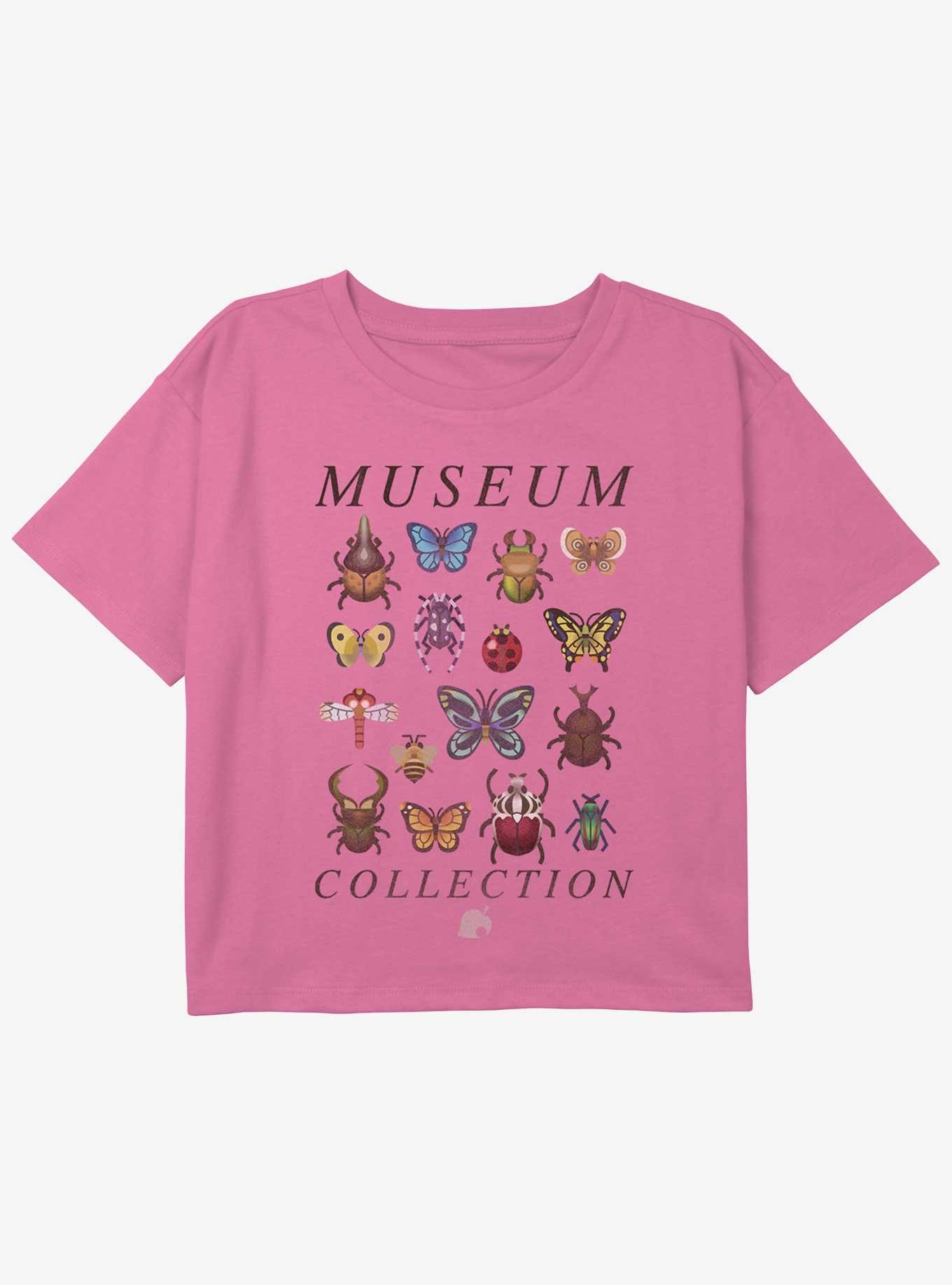Nintendo Animal Crossing Bug Collection Girls Youth Crop T-Shirt, , hi-res
