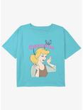 Disney Cinderella Pretty Cinderella Girls Youth Crop T-Shirt, BLUE, hi-res