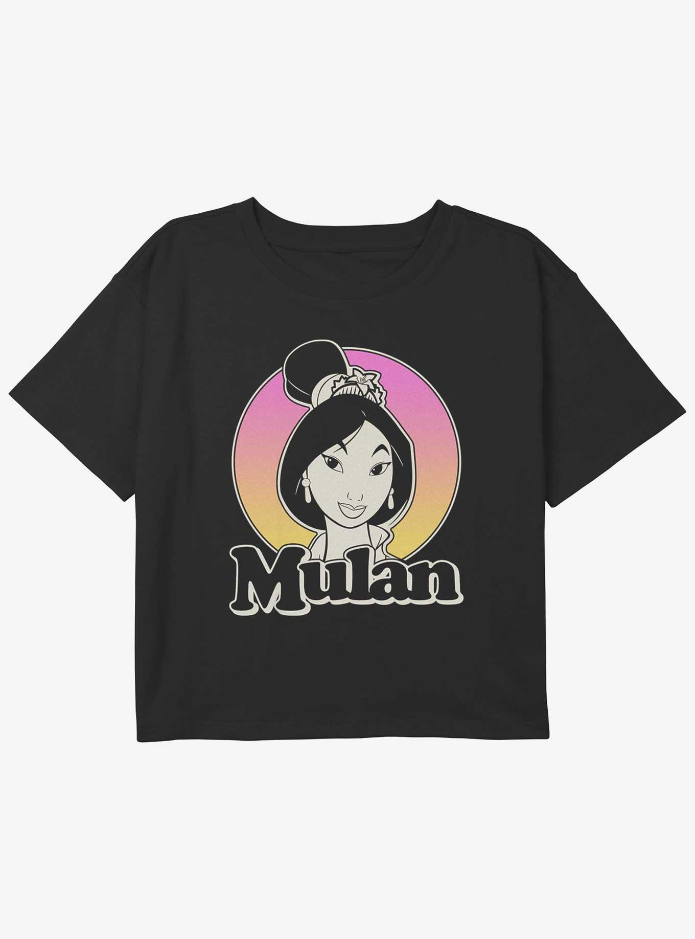 Disney Mulan Classic Mulan Girls Youth Crop T-Shirt, , hi-res