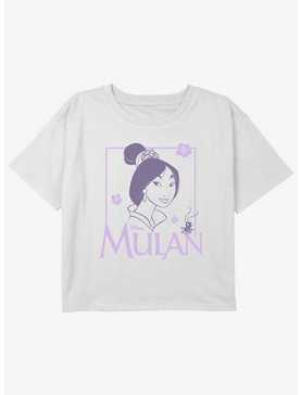 Disney Mulan Soft Retro Mulan Girls Youth Crop T-Shirt, , hi-res