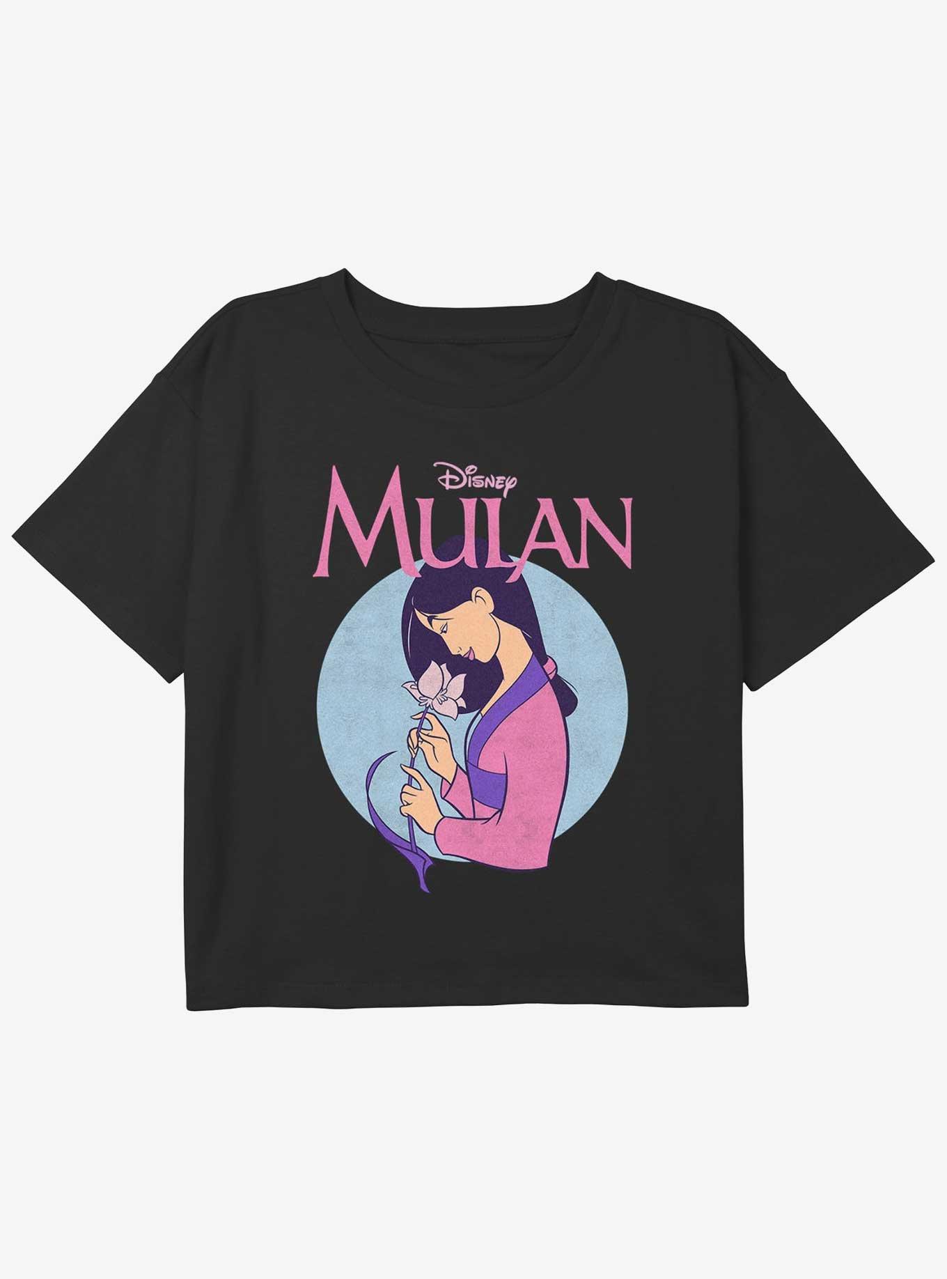 Disney Mulan Blossom Mulan Girls Youth Crop T-Shirt, , hi-res