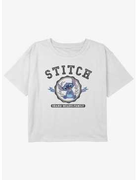 Disney Lilo & Stitch Smart Stitch Girls Youth Crop T-Shirt, , hi-res