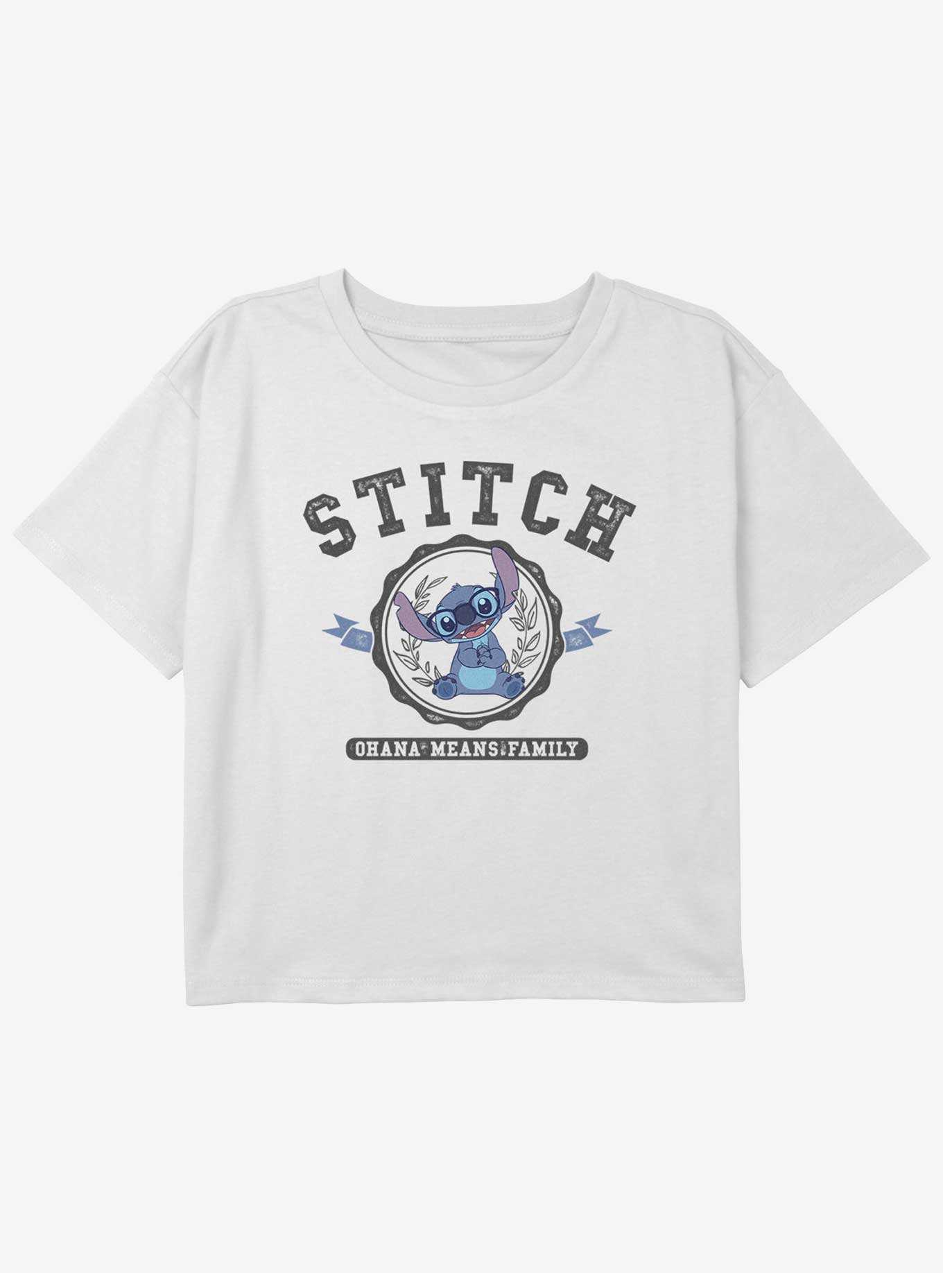 Disney Lilo & Stitch Smart Stitch Girls Youth Crop T-Shirt, , hi-res
