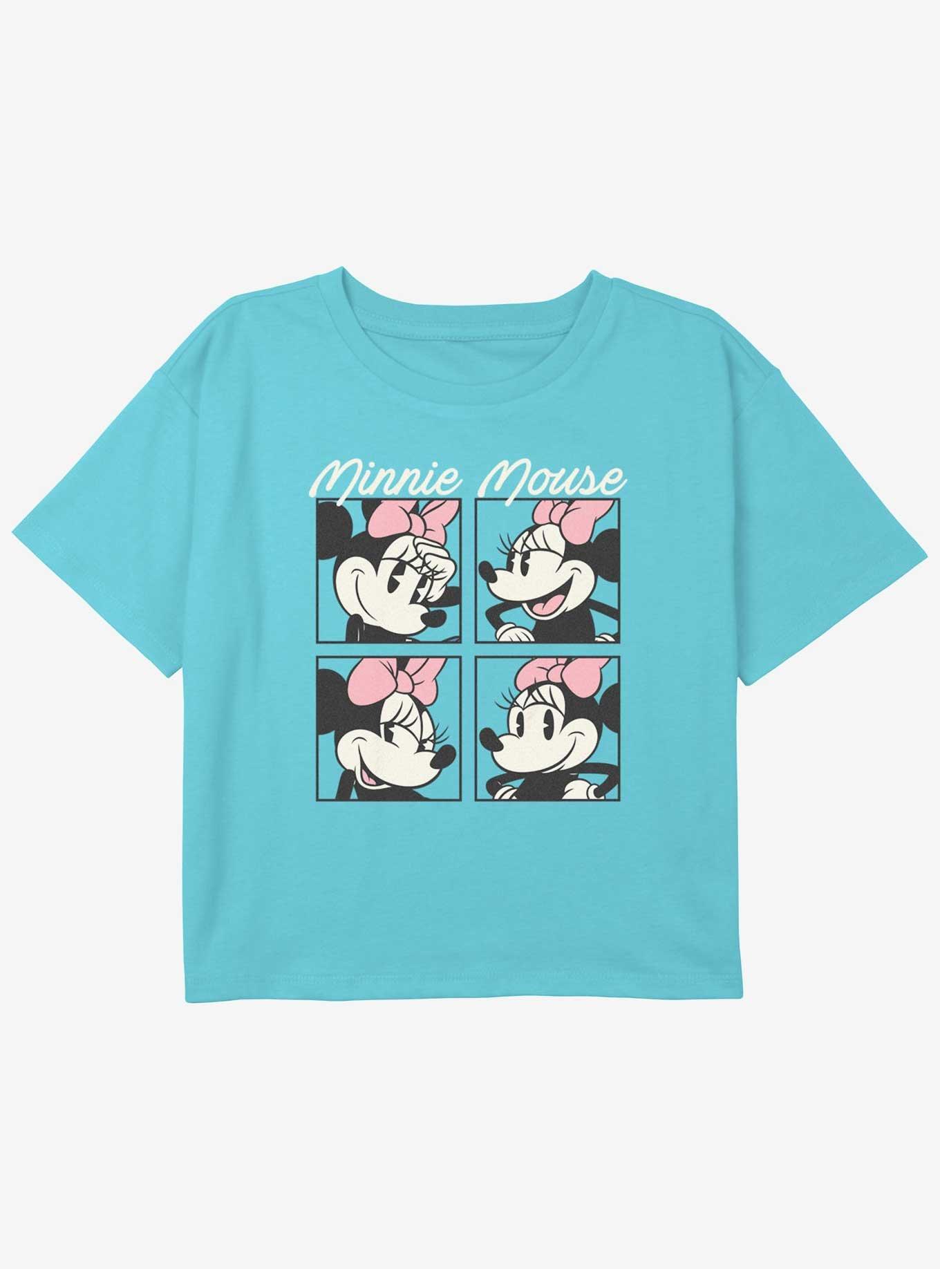 Disney Mickey Mouse Boxed Minnie Girls Youth Crop T-Shirt, , hi-res