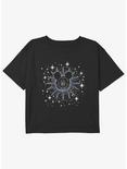 Disney Mickey Mouse Celestial Mickey Girls Youth Crop T-Shirt, BLACK, hi-res