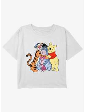 Disney Winnie The Pooh Buddy Group Girls Youth Crop T-Shirt, , hi-res