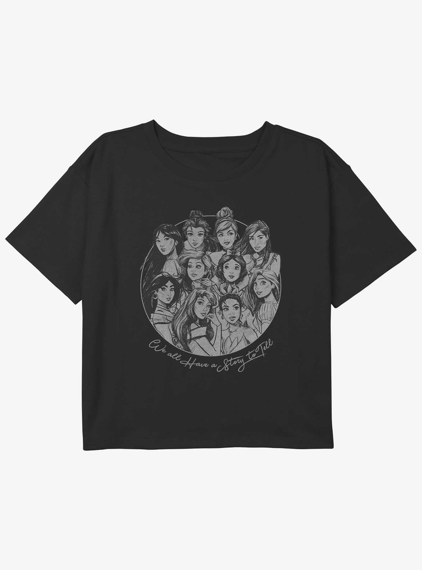 Disney Mulan We All Have A Story Girls Youth Crop T-Shirt, , hi-res