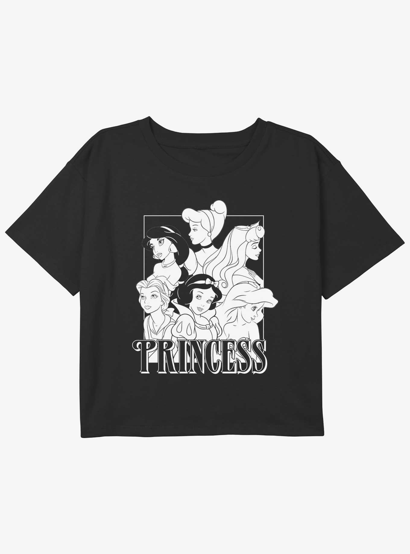 Disney Aladdin Grungey Princess Girls Youth Crop T-Shirt, , hi-res
