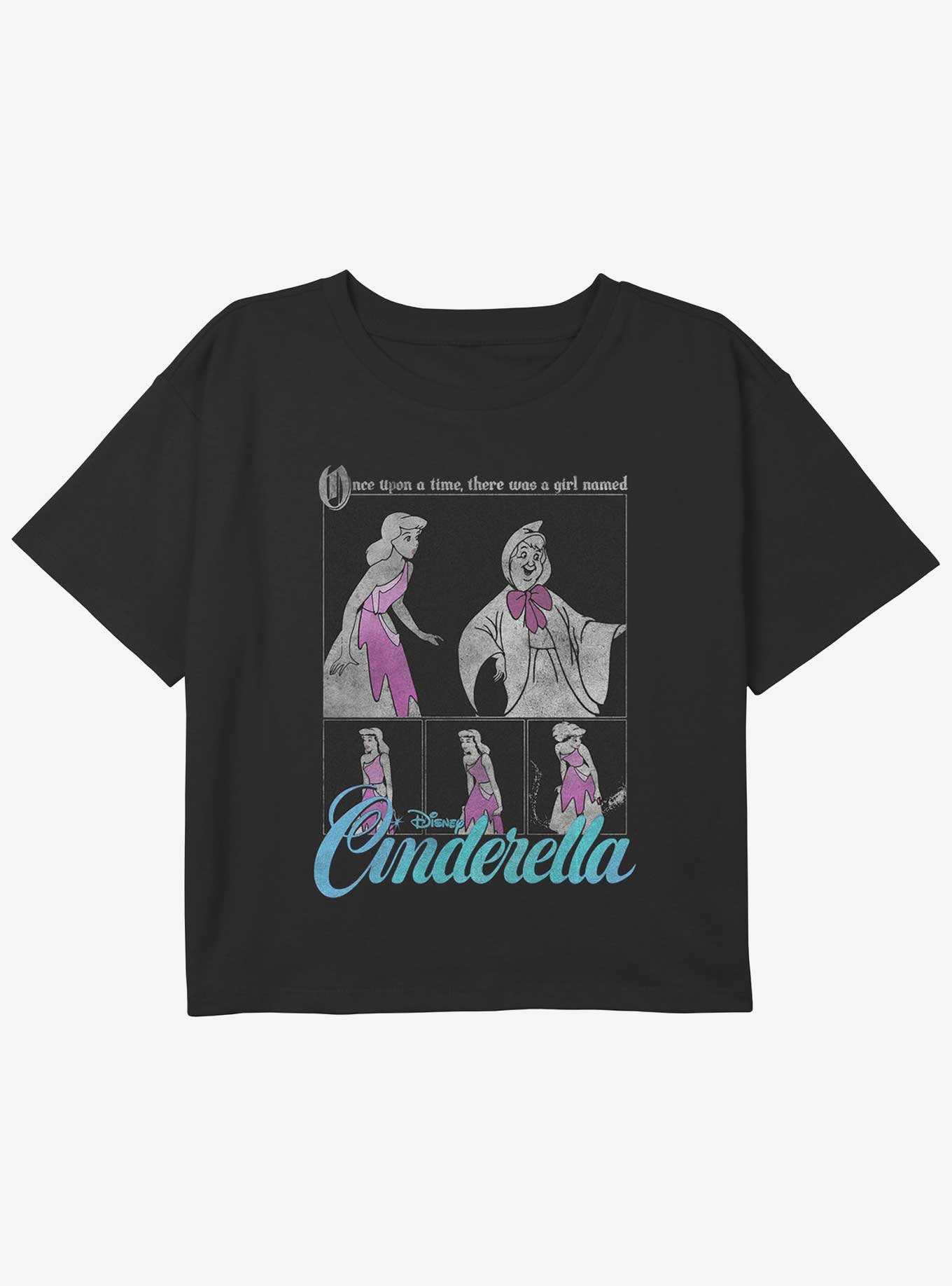 Disney Cinderella Fairy Godmother Girls Youth Crop T-Shirt, , hi-res